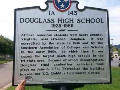 Douglas High School Marker image. Click for full size.