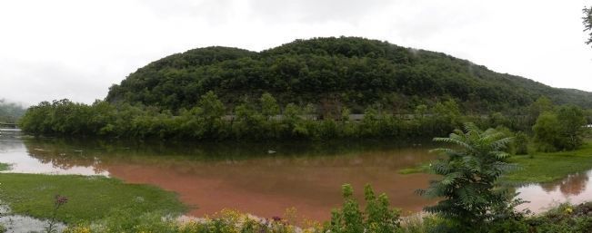 Site of the Wreck on the C&O. Click for full size. Site of the Wreck on the C&O image. Click for full size.