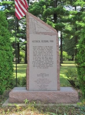 Historical Memorial Park Marker image. Click for full size.
