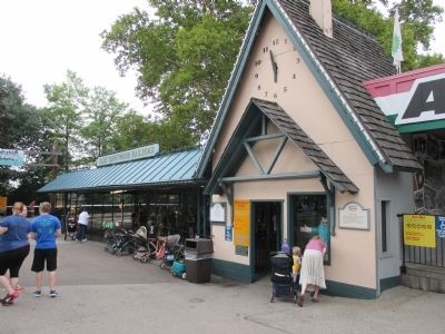 Miniature Railroad Marker and Shelter image. Click for full size.