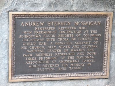 Andrew Stephen McSwigan Marker. Click for full size. Andrew Stephen McSwigan Marker image. Click for full size.