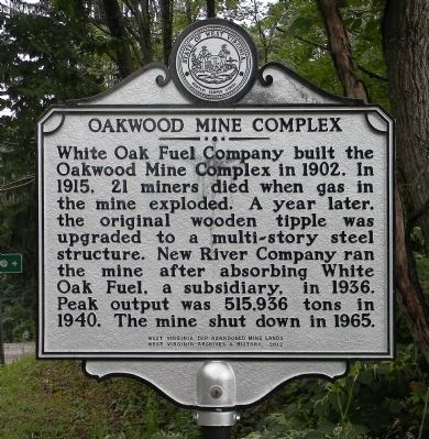 Oakwood Mine Complex Marker image. Click for full size.