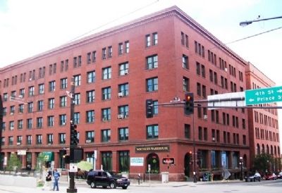 Northern Pacific Railway Warehouse and Marker image. Click for full size.