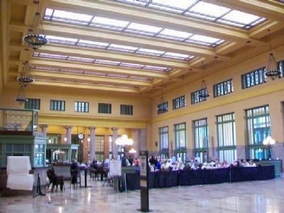 Former Ticket Office and Main Concourse at Union Depot. Click for full size. Former Ticket Office and Main Concourse at Union Depot image. Click for full size.