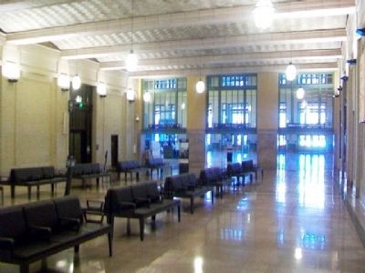 Hallway between Main Concourse and Waiting Room at Union Depot image. Click for full size.