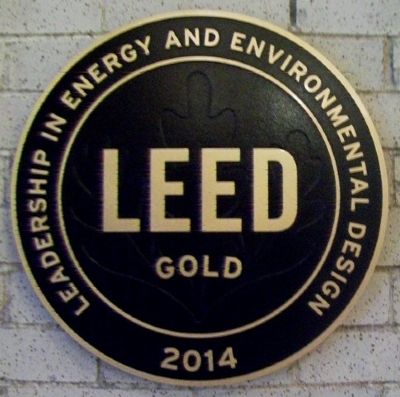 LEED Gold Award. Click for full size. LEED Gold Award image. Click for full size.