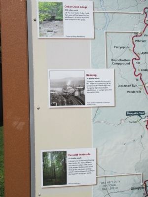 Connellsville Marker - Left Detail. Click for full size. Connellsville Marker - Left Detail image. Click for full size.