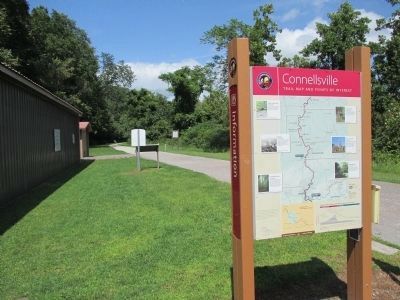 Connellsville Marker. Click for full size. Connellsville Marker image. Click for full size.
