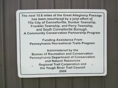 Sign on Utility Building Adjacent to Marker. Click for full size. Sign on Utility Building Adjacent to Marker image. Click for full size.