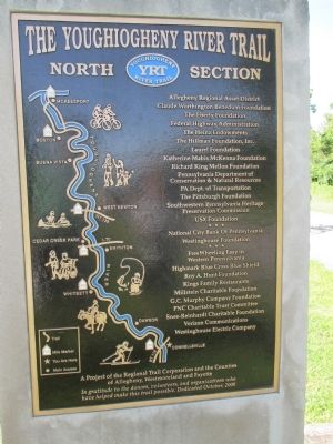 YRT Map and Contributors Plaque image. Click for full size.