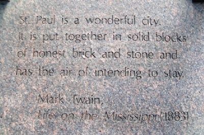 History of Saint Paul Chapel Marker Quote image. Click for full size.