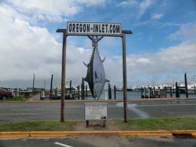 Giant Bluefin Tuna Marker. Click for full size. Giant Bluefin Tuna Marker image. Click for full size.