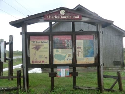 Charles Kuralt Trail Marker image. Click for full size.
