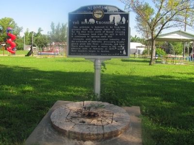 The Beaver Crossing Mill Marker. Click for full size. The Beaver Crossing Mill Marker image. Click for full size.