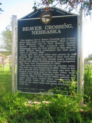 Beaver Crossing, Nebraska Marker image. Click for full size.
