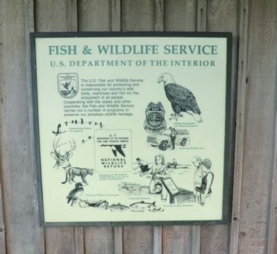 Fish & Wildlife Service Marker image. Click for full size.