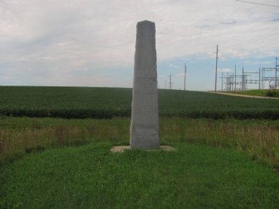 Erected to the memory of Bohemian pioneers in Saline County, Nebraska Marker image. Click for full size.