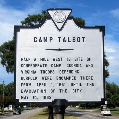 Camp Talbot Marker image. Click for full size.