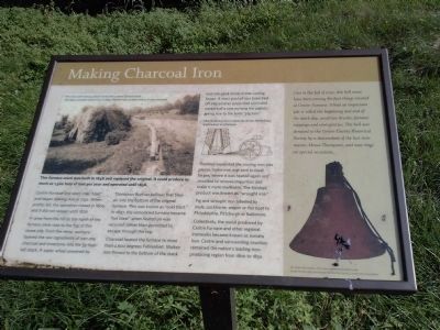 Making charcoal iron marker image. Click for full size.