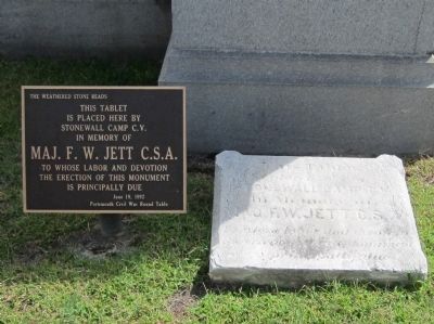 Portsmouth Confederate Monument. Click for full size. Portsmouth Confederate Monument image. Click for full size.