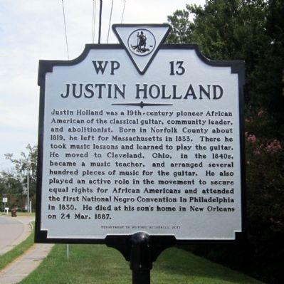 Justin Holland Marker image. Click for full size.
