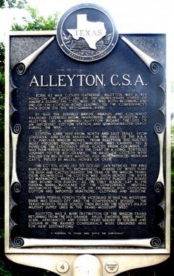 Yet another picture of the marker Alleyton C.S.A. Marker image. Click for full size.