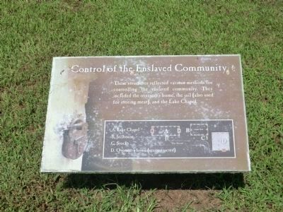 Somerset Place-Control of the Enslaved Community. Click for full size. Somerset Place-Control of the Enslaved Community image. Click for full size.