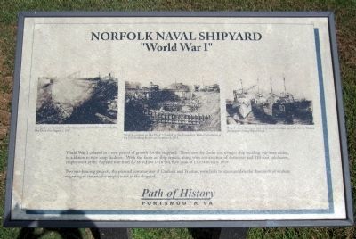 Norfolk Naval Shipyard Marker. Click for full size. Norfolk Naval Shipyard Marker image. Click for full size.
