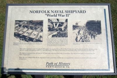 Norfolk Naval Shipyard Marker. Click for full size. Norfolk Naval Shipyard Marker image. Click for full size.