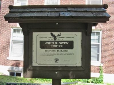 John S. Owen House Marker image. Click for full size.
