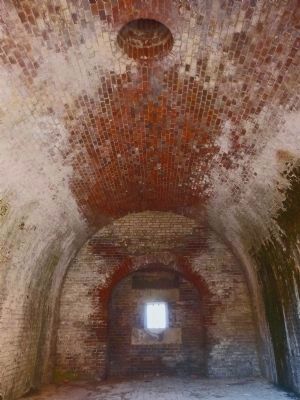 Inside a Casemate. Click for full size. Inside a Casemate image. Click for full size.