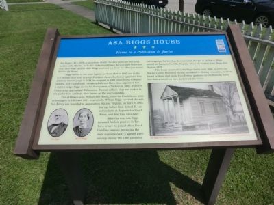 Asa Briggs House Marker image. Click for full size.