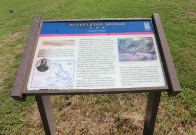 Scuffleton Bridge Marker. Click for full size. Scuffleton Bridge Marker image. Click for full size.