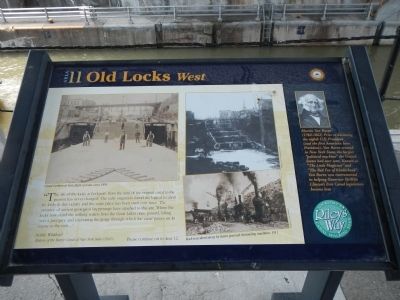Old Locks <i>West</i> Marker image. Click for full size.