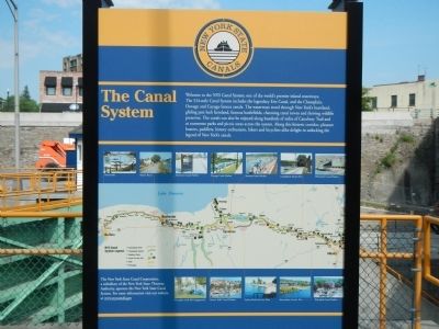 The Canal System Marker image. Click for full size.