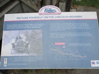 Picture Yourself on the Lincoln Highway Marker image. Click for full size.