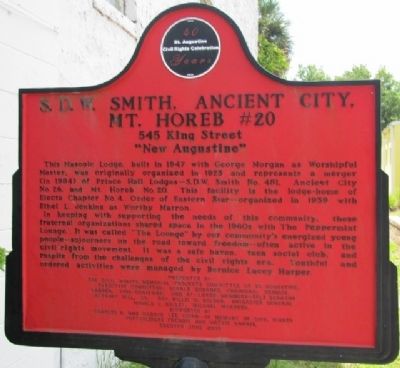S.D.W. Smith Ancient City Mt. Horeb #20 Marker image. Click for full size.