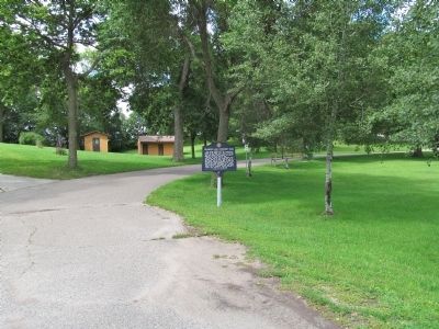 Diamond Lake Community Park and Marker image. Click for full size.