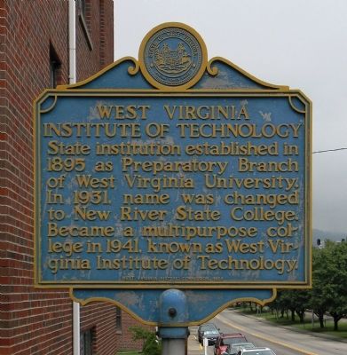West Virginia Institute of Technology Marker image. Click for full size.