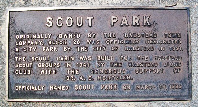 Scout Park Marker