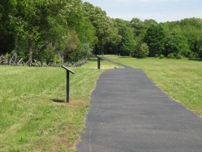 Withdrawal to the Split-Rail Fence Marker image. Click for full size.