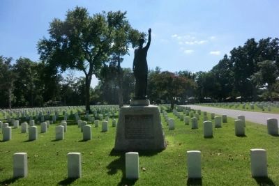 New Bern National Cemetery-Rhode Island Monument image. Click for full size.