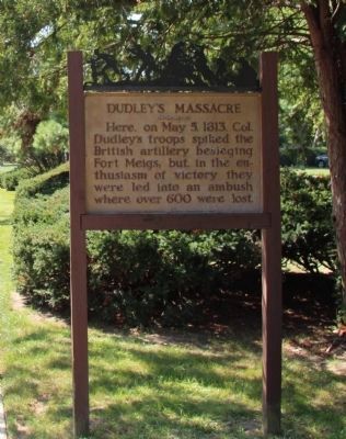 Dudley's Massacre Marker image. Click for full size.