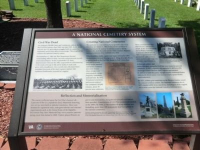 National Cemetery System Marker image. Click for full size.