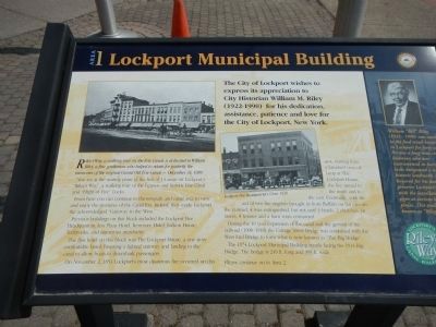Lockport Municipal Building Marker image. Click for full size.