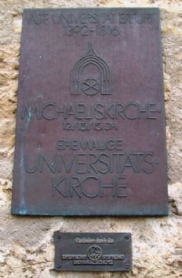 Michaeliskirche / Michaelis Church Marker image. Click for full size.