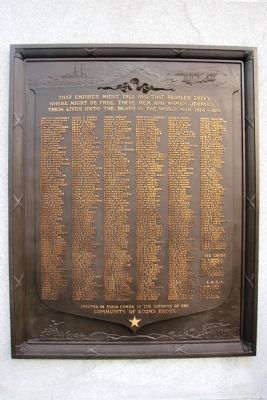 Plaque with names image. Click for full size.