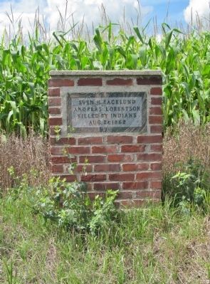 Backlund / Lorentson Marker. Click for full size. Backlund / Lorentson Marker image. Click for full size.
