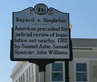 Bayard v. Singleton Marker. Click for full size. Bayard v. Singleton Marker image. Click for full size.