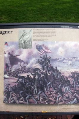 Storming Fort Wagner image. Click for full size.